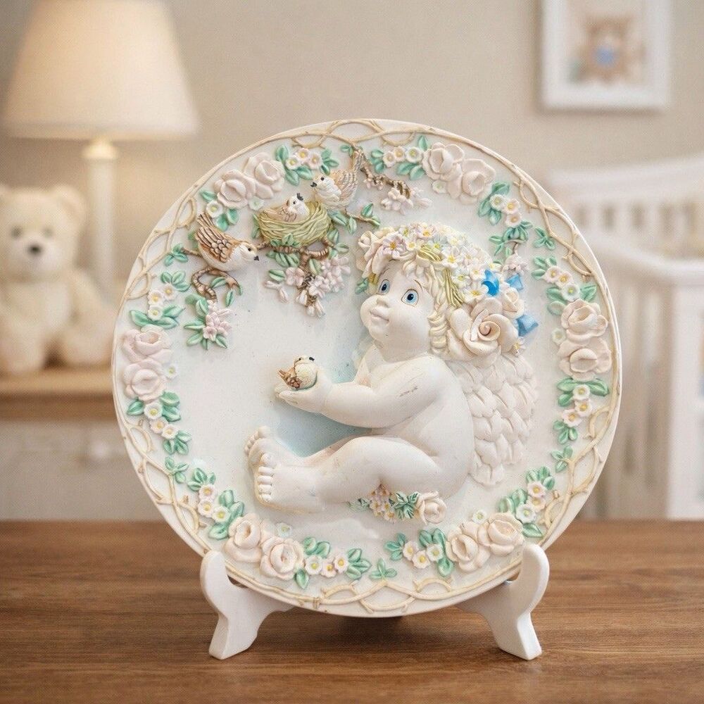 Dreamsicles Heaven’s Little Helper Cherub Plate 1995